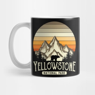 Yellowstone National Park Hiking Gift Mug